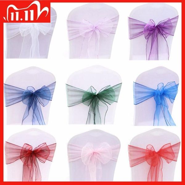 100pcs organza chair sash bow for cover banquet wedding party event chrismas decoration sheer fabric supply 18cmx275cm sashes
100pcs organza chair sash bow for cover banquet wedding party event chrismas decoration sheer fabric supply 18cmx275cm sashes