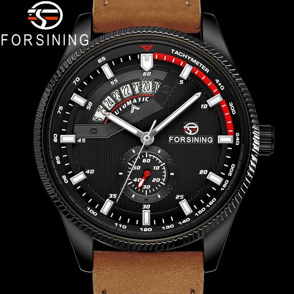 wristwatches forsining automatic mechanical men wristwatch military sport calendar male clock genuine leather man watch 823, Slivery;brown
wristwatches forsining automatic mechanical men wristwatch military sport calendar male clock genuine leather man watch 823, Slivery;brown