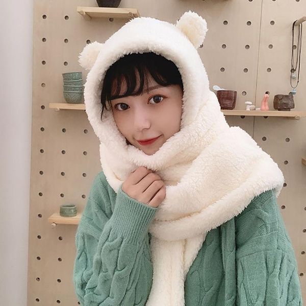 beanie/skull caps japanese cute cartoon bear ear cap hat lamb plush warm thickened protection with beanies for women girl p1, Blue;gray
beanie/skull caps japanese cute cartoon bear ear cap hat lamb plush warm thickened protection with beanies for women girl p1, Blue;gray