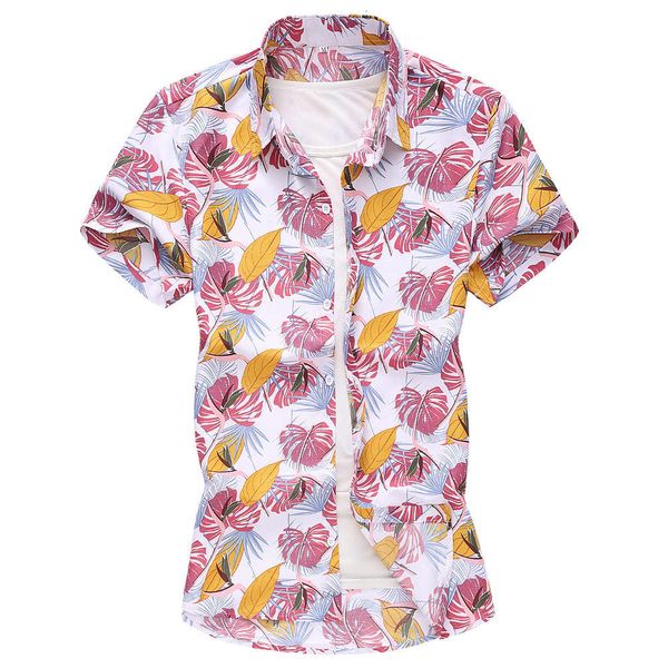 men's casual shirts shirtsummer beach shirt short sleeve hawaiian flower men's casual cardigan fhdm, White;black
men's casual shirts shirtsummer beach shirt short sleeve hawaiian flower men's casual cardigan fhdm, White;black