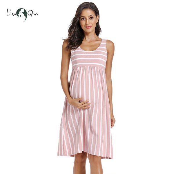 womens maternity dresses sleeveless side ruched striped casual pregnancy dress maternity tank dress knee length for baby shower, White
womens maternity dresses sleeveless side ruched striped casual pregnancy dress maternity tank dress knee length for baby shower, White