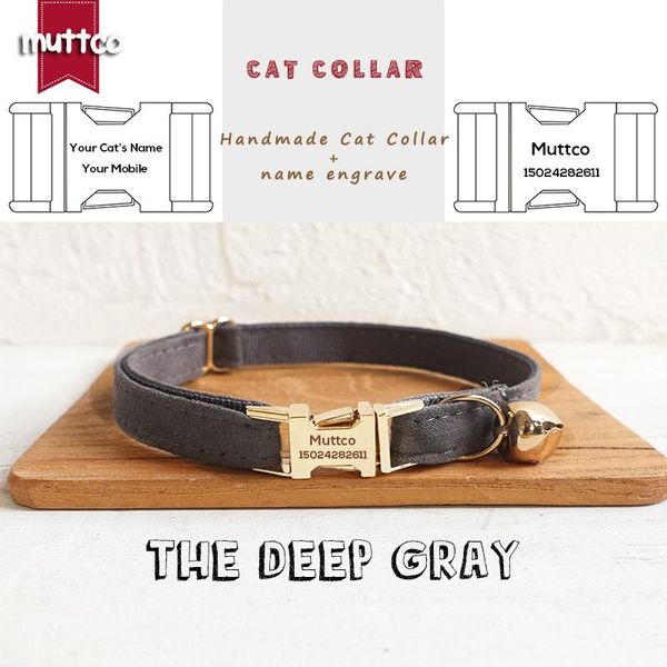 cat collars & leads muttco retailing handmade engraved metal buckle collar the deep gray design 2 sizes ucc025j
cat collars & leads muttco retailing handmade engraved metal buckle collar the deep gray design 2 sizes ucc025j