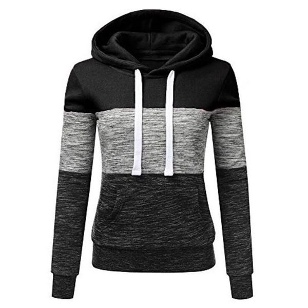 women's hoodies & sweatshirts women fashion womens casual sweatshirt patchwork ladies hooded pullover clothing sweats warm, Black
women's hoodies & sweatshirts women fashion womens casual sweatshirt patchwork ladies hooded pullover clothing sweats warm, Black