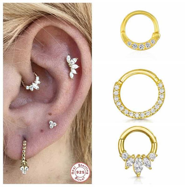 genuine 925 sterling sier bling zircon cartilage stud earrings for woman girl piercing pendientes ear bone buckle fine jewerly, Golden
genuine 925 sterling sier bling zircon cartilage stud earrings for woman girl piercing pendientes ear bone buckle fine jewerly, Golden