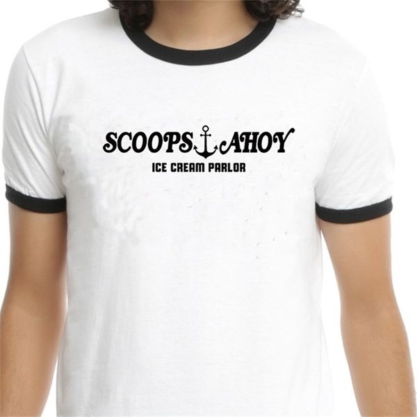 stranger things scoops ahoy ringer t-shirt vintage fashion casual short sleeves summer 210512, White
stranger things scoops ahoy ringer t-shirt vintage fashion casual short sleeves summer 210512, White