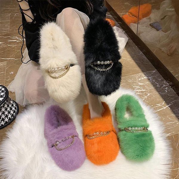 winter real fur metal buckle mules women shoes loafers pregnant furry slides fluffy hairy flip flops slippers1, Black
winter real fur metal buckle mules women shoes loafers pregnant furry slides fluffy hairy flip flops slippers1, Black