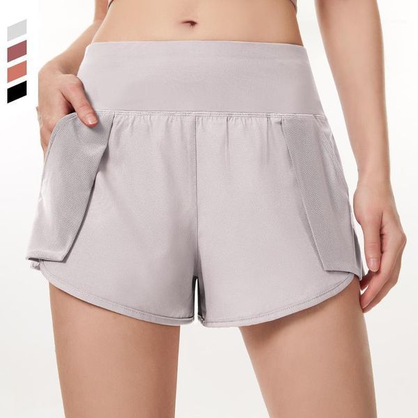 women breathable summer high waist yoga running shorts sport anti-emptied leggings outdoor exercise sweatpants outfit