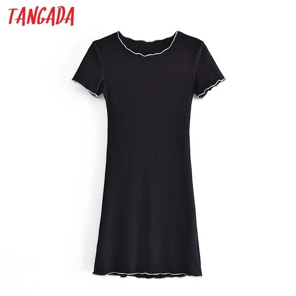 summer women black strethy knit o neck short sleeve ladies mini dress vestidos 3w43 210416, Black;gray
summer women black strethy knit o neck short sleeve ladies mini dress vestidos 3w43 210416, Black;gray