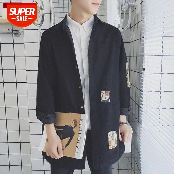 new arrived jackets mens work clothing soft shirts brand fashion coat long sleeve slim fit business retro holes patch 2xl #km3u, White;black
new arrived jackets mens work clothing soft shirts brand fashion coat long sleeve slim fit business retro holes patch 2xl #km3u, White;black