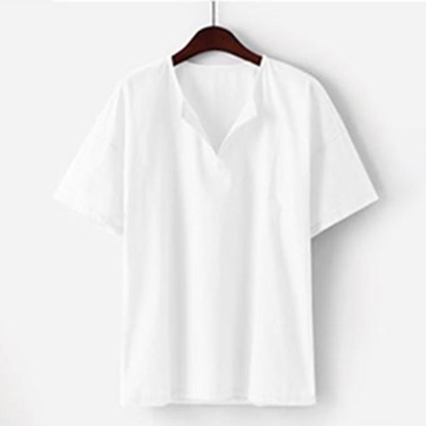 men's casual shirts summer cotton linen short sleeve shirt loose fit comfy vintage v-neck and short-sleeved, White;black
men's casual shirts summer cotton linen short sleeve shirt loose fit comfy vintage v-neck and short-sleeved, White;black