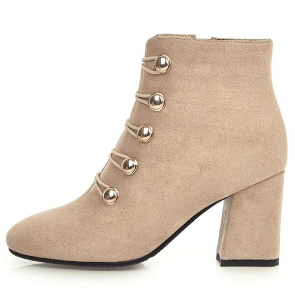 boots faxu suede women ankle fashion lace up beige black for block heels flock casual shoes 2021 autumn winter
boots faxu suede women ankle fashion lace up beige black for block heels flock casual shoes 2021 autumn winter