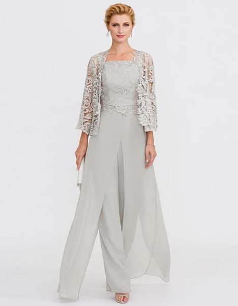 pantsuit / jumpsuit mother of the bride dress elegant plus size floor length square neck chiffon sleeveless with lace appliques 2021 c036, Black;red
pantsuit / jumpsuit mother of the bride dress elegant plus size floor length square neck chiffon sleeveless with lace appliques 2021 c036, Black;red