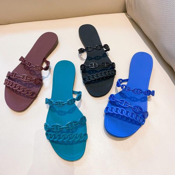 slippers tourist beach shoes summer flat bottom flip flops women's jelly sandals black coffee blue 35-40
slippers tourist beach shoes summer flat bottom flip flops women's jelly sandals black coffee blue 35-40