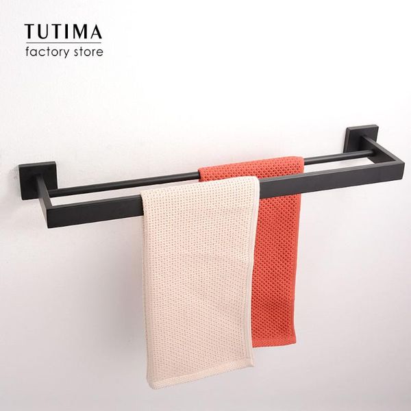 towel racks tutima 304 stainless steel bathroom black bar single rack matte wall mounted holder50/60 cm
towel racks tutima 304 stainless steel bathroom black bar single rack matte wall mounted holder50/60 cm