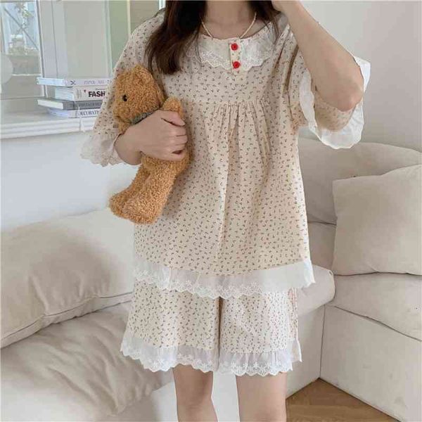 women's sleepwear homewear retro florals lace fashion summer cotton chic femme vintage sweet casual pajamas sets 8soe, Black;red
women's sleepwear homewear retro florals lace fashion summer cotton chic femme vintage sweet casual pajamas sets 8soe, Black;red