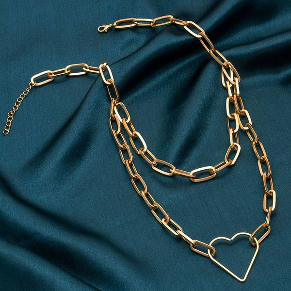 fashion figaro chain necklace men stainless steel gold color heart-shaped choker for women jewelry pendant necklaces, Silver
fashion figaro chain necklace men stainless steel gold color heart-shaped choker for women jewelry pendant necklaces, Silver