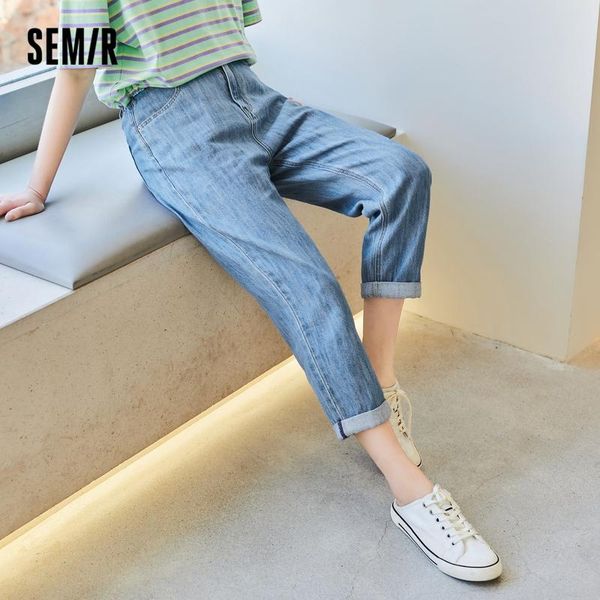 women's jeans semir women 2021 summer small cone pants white ninth point loose ladies, Blue
women's jeans semir women 2021 summer small cone pants white ninth point loose ladies, Blue