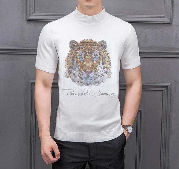 brand sweater men short sleeve o-neck pullover clothing autumn winter fashion casual slim fit rhinestones sweaters, White;black
brand sweater men short sleeve o-neck pullover clothing autumn winter fashion casual slim fit rhinestones sweaters, White;black
