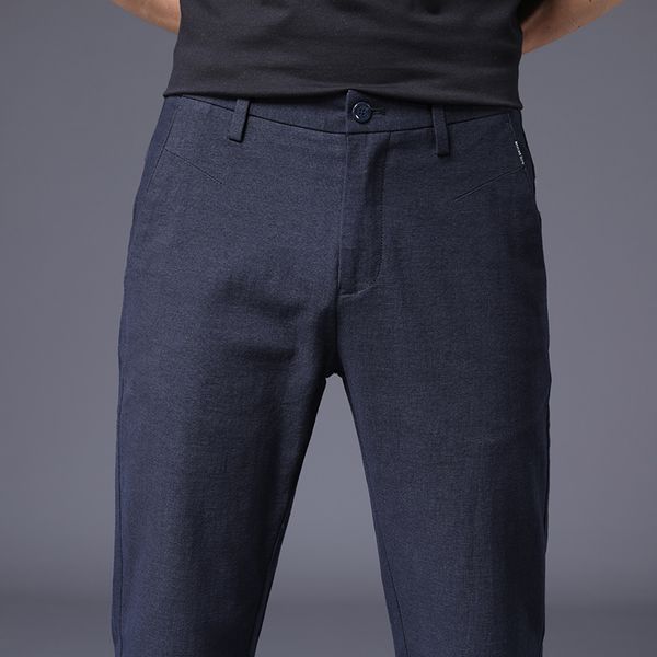 men's pants men trousers casual spring and winter slim straight classic business 38, Black
men's pants men trousers casual spring and winter slim straight classic business 38, Black