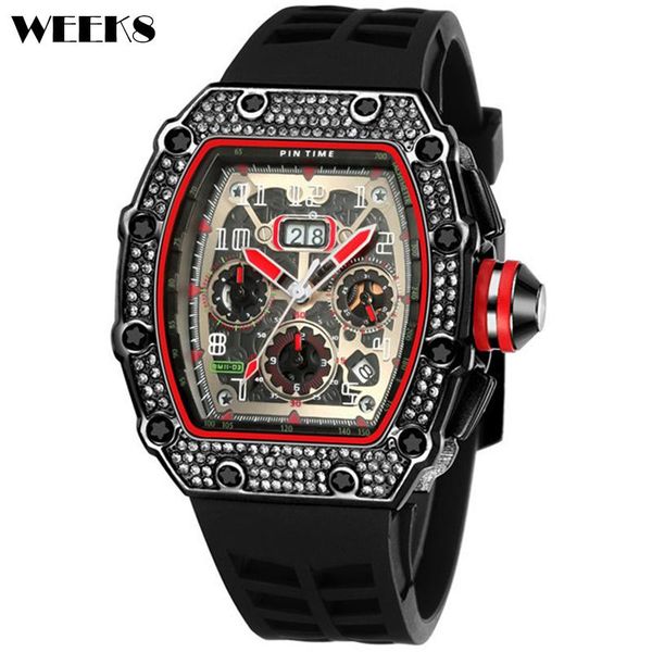 luxury brand military watch for men chronograph man silicone band sports watches male tonneau clock hombre relogio masculino wristwatche, Slivery;brown
luxury brand military watch for men chronograph man silicone band sports watches male tonneau clock hombre relogio masculino wristwatche, Slivery;brown