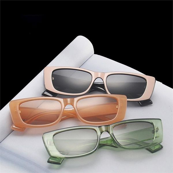 sunglasses 2021 retro small rectangle women ins fashion candy color eyewear men square sun glasses shades uv400, White;black
sunglasses 2021 retro small rectangle women ins fashion candy color eyewear men square sun glasses shades uv400, White;black