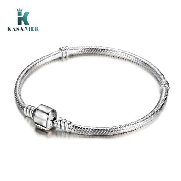 silver long snake chain charm bracelet women wedding jewelry with s925 logo diy beads charms bangle link,, Black
silver long snake chain charm bracelet women wedding jewelry with s925 logo diy beads charms bangle link,, Black
