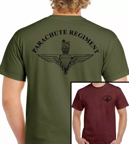The parachute regiment t shirt men 1 2 3 4 10 para sfsg Airborne Forces, White;black
The parachute regiment t shirt men 1 2 3 4 10 para sfsg Airborne Forces, White;black