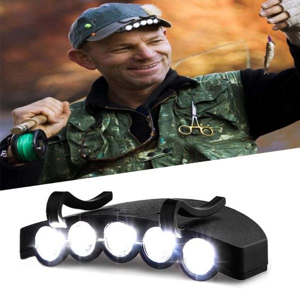 headlamps fishing headlamp clip-on 5 leds head cap hat light torch lamp for camp hunting outdoor lighting
headlamps fishing headlamp clip-on 5 leds head cap hat light torch lamp for camp hunting outdoor lighting
