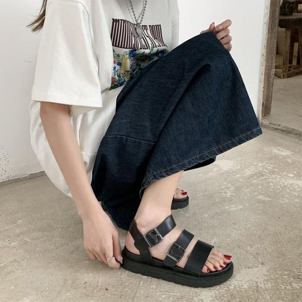 sandals women soft leather mid heels open toe ladies casual shoes fashion office female sponge cake bottom comfortbale 2021, Black
sandals women soft leather mid heels open toe ladies casual shoes fashion office female sponge cake bottom comfortbale 2021, Black