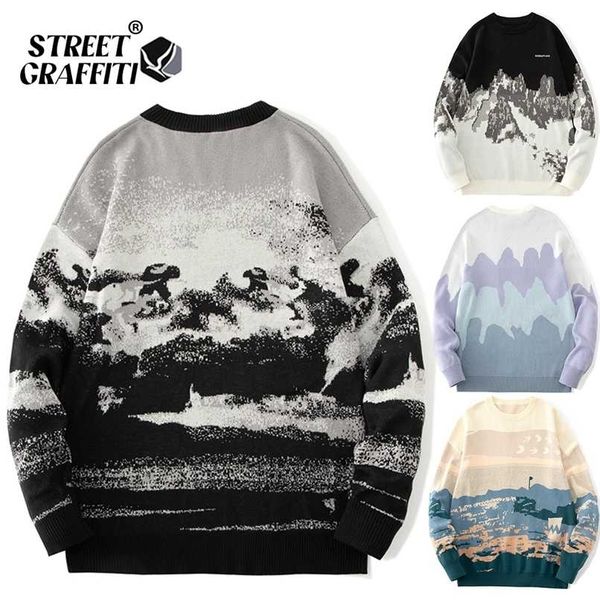 men winter casual thick warm harajuku sweater oversized pullover men autumn fashion outdoor clothing o-neck jumpers men 211102, White;black
men winter casual thick warm harajuku sweater oversized pullover men autumn fashion outdoor clothing o-neck jumpers men 211102, White;black