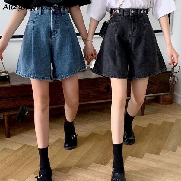 women's shorts women loose pockets solid chic fashion creativity summer all-match denim daily student casual ladies trousers simple, White;black
women's shorts women loose pockets solid chic fashion creativity summer all-match denim daily student casual ladies trousers simple, White;black