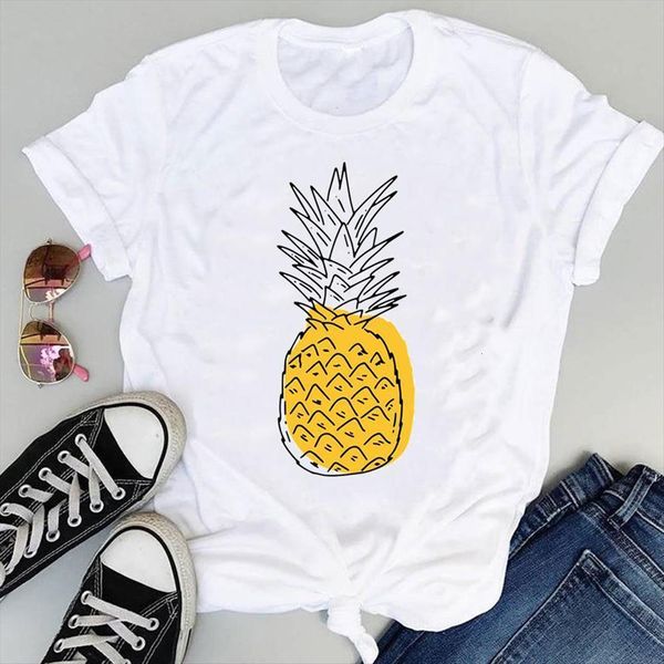 cartoon watercolor pineapple fruit women short sleeve graphic summer fashion print female clothes tees t shirt, White
cartoon watercolor pineapple fruit women short sleeve graphic summer fashion print female clothes tees t shirt, White