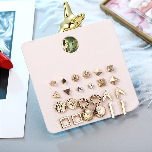 stud fashion 12pair/set women square round triangle bar crystal earrings sets for simulated pearl mixed earring set, Golden;silver
stud fashion 12pair/set women square round triangle bar crystal earrings sets for simulated pearl mixed earring set, Golden;silver