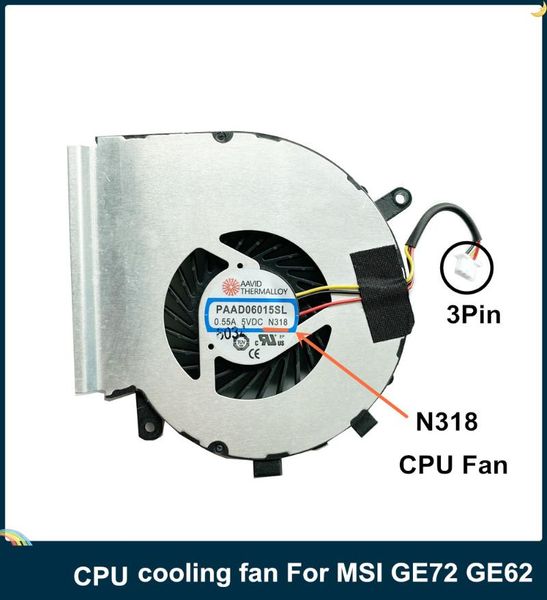 lapcooling pads lsc original cpu cooler fan for msi ge72 ge62 pe60 pe70 gl62 gl72 replace pc n318
lapcooling pads lsc original cpu cooler fan for msi ge72 ge62 pe60 pe70 gl62 gl72 replace pc n318