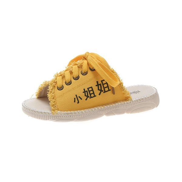 slippers 2021 summer women's shoes canvas flat rubber soft bottom comfortable simple retro slippers., Black
slippers 2021 summer women's shoes canvas flat rubber soft bottom comfortable simple retro slippers., Black