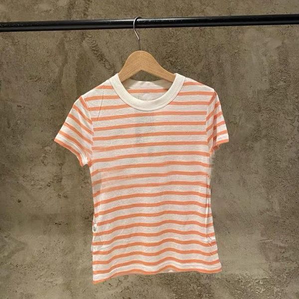 women's t-shirt spring and summer striped cotton knit sweater all-match slim female trend, White
women's t-shirt spring and summer striped cotton knit sweater all-match slim female trend, White