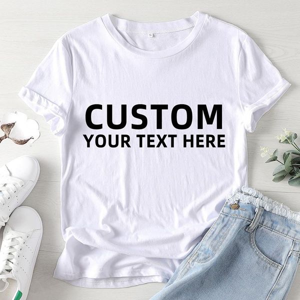 custome women's t-shirts women clothes 2021 woman fashion clothing graphic tee oversized t shirt summer ladies t-shirt, White
custome women's t-shirts women clothes 2021 woman fashion clothing graphic tee oversized t shirt summer ladies t-shirt, White