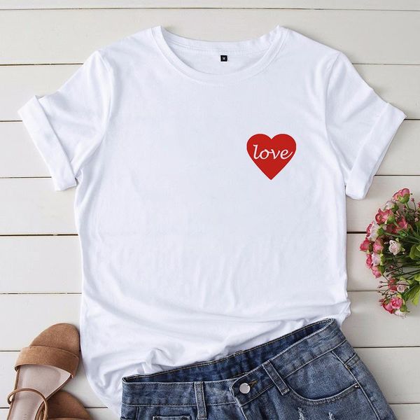 women's t-shirt 2021 casual tshirt white round neck short sleeve women simple t shirt love graphics print lady summer
women's t-shirt 2021 casual tshirt white round neck short sleeve women simple t shirt love graphics print lady summer