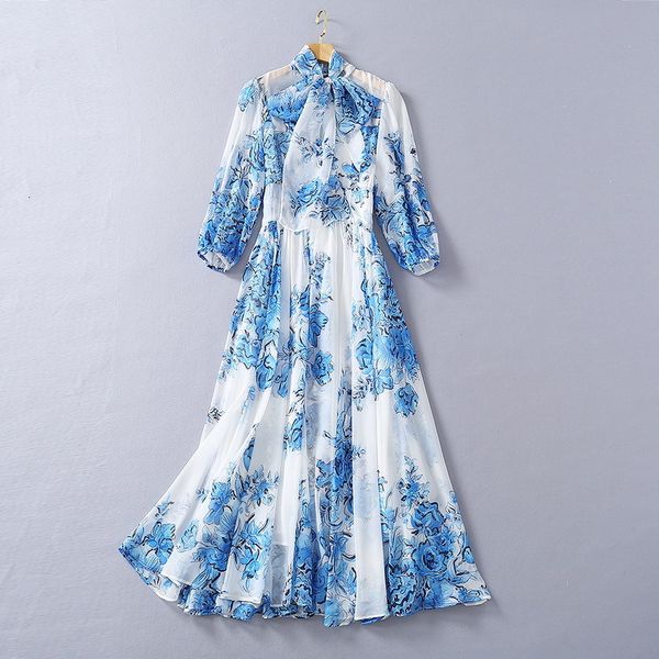 casual dresses european and american women's clothing new style for spring three-quarter sleeve bow collar blue print fashion dress svr, Black;gray
casual dresses european and american women's clothing new style for spring three-quarter sleeve bow collar blue print fashion dress svr, Black;gray