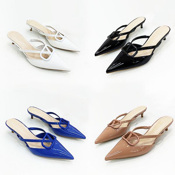 2021 luxury shoes sandals pointed med heels genuine leather sole designer slippers nude fashion wedding women pumps valentine 34-41, Black
2021 luxury shoes sandals pointed med heels genuine leather sole designer slippers nude fashion wedding women pumps valentine 34-41, Black