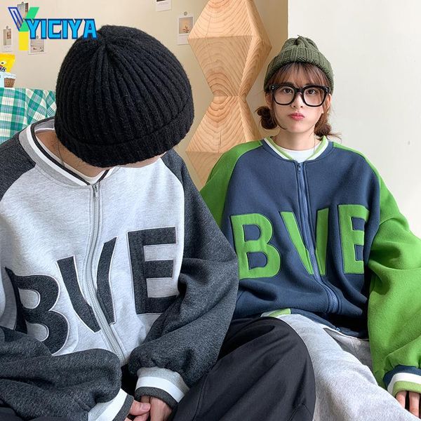 women's jackets yiciya autumn and winter baseball jacket for men women bomber oversize coat plus coats met y2k clothing warm, Black;brown
women's jackets yiciya autumn and winter baseball jacket for men women bomber oversize coat plus coats met y2k clothing warm, Black;brown