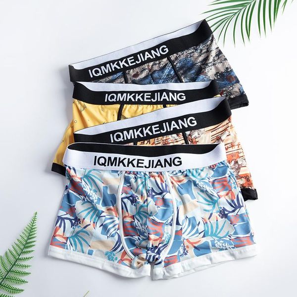 underpants men's underwear korean sports boxer shorts breathable comfortable fashion printing male panties, Black;white
underpants men's underwear korean sports boxer shorts breathable comfortable fashion printing male panties, Black;white