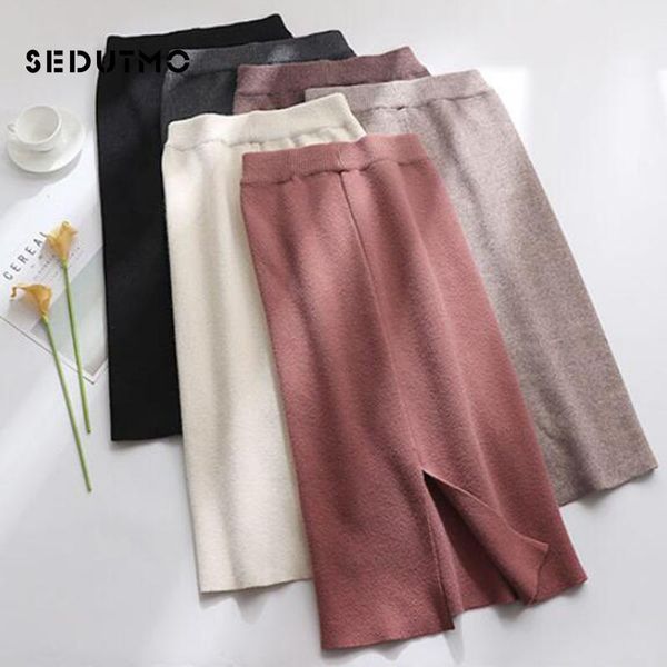skirts sedutmo winter knitted pencil women midi high waist skirt pleated casual autumn black vintage ed622
skirts sedutmo winter knitted pencil women midi high waist skirt pleated casual autumn black vintage ed622