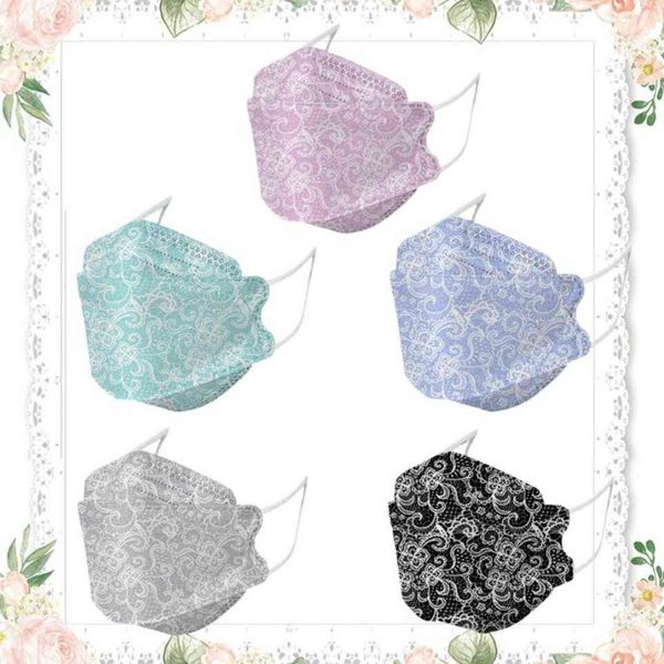 2022ss 95%filtration efficiency 3d fish mouth disposable mask lace flower print dustproof prevention of iuenza masks fashio
2022ss 95%filtration efficiency 3d fish mouth disposable mask lace flower print dustproof prevention of iuenza masks fashio