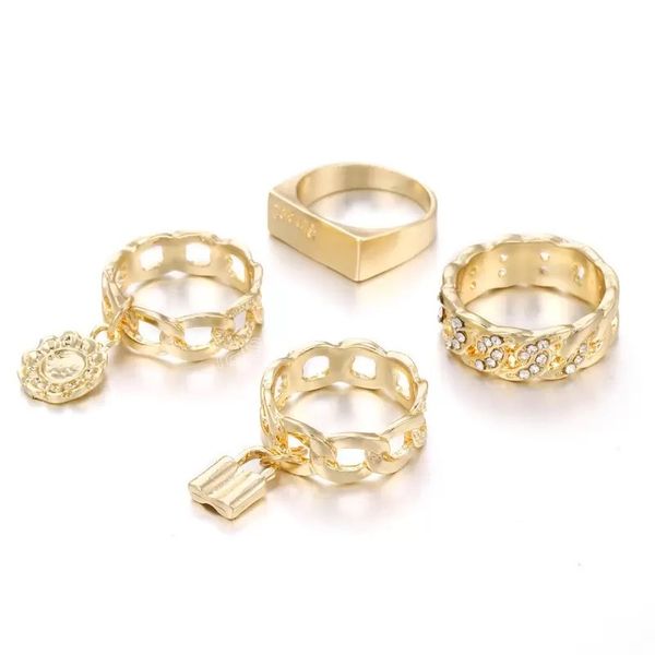 originality micro inlay rhinestone band rings simplicity lock flower shape suit ring women jewelry 4pcs/lots, Silver
originality micro inlay rhinestone band rings simplicity lock flower shape suit ring women jewelry 4pcs/lots, Silver