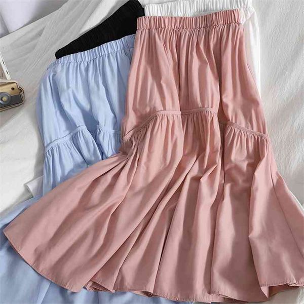 summer women solid long skirts elastic waist pleated maxi beach ruffle vintage belt faldas saia party bottoms 210529, Black
summer women solid long skirts elastic waist pleated maxi beach ruffle vintage belt faldas saia party bottoms 210529, Black