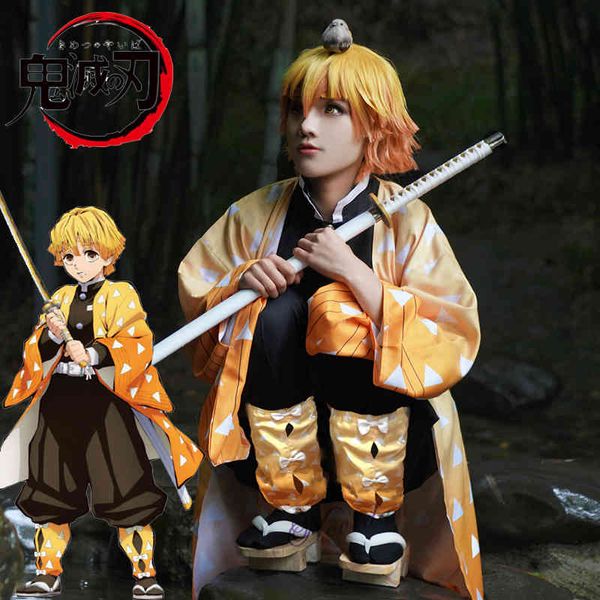 japanese anime demon slayer kimetsu no yaiba agatsuma zenitsu cosplay costume men's kimono uniform halloween party outfit wig 1025
japanese anime demon slayer kimetsu no yaiba agatsuma zenitsu cosplay costume men's kimono uniform halloween party outfit wig 1025