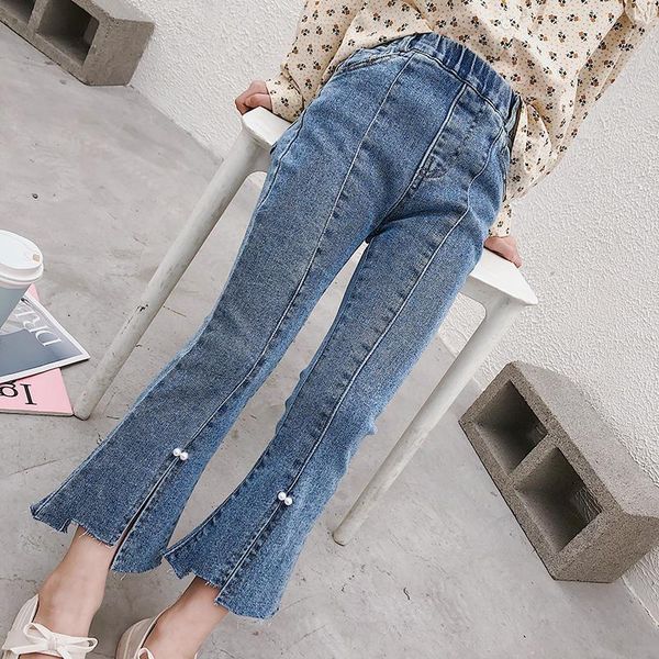 spring autumn jeans girl fashion kids flare girls vintage denim pant clothes for casual trousers q07, Blue
spring autumn jeans girl fashion kids flare girls vintage denim pant clothes for casual trousers q07, Blue