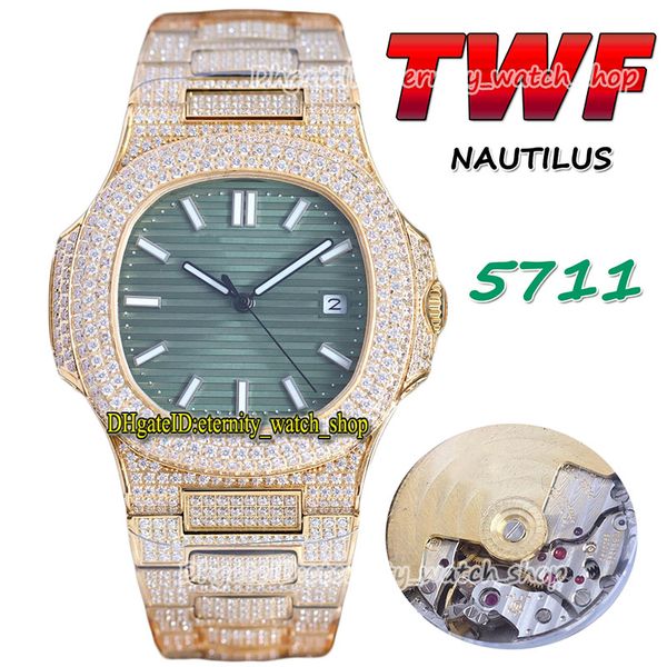 twf 5711 pp324 a324 automatic mens watch paved diamonds version green dial gold case stick fully iced out diamond stainless steel bracelet e, Slivery;brown
twf 5711 pp324 a324 automatic mens watch paved diamonds version green dial gold case stick fully iced out diamond stainless steel bracelet e, Slivery;brown