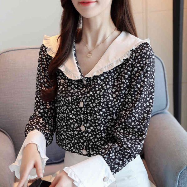 fashion woman blouses long sleeve v-neck blouse women print chiffon blouse women blusas womens and blouses c453 210426, White
fashion woman blouses long sleeve v-neck blouse women print chiffon blouse women blusas womens and blouses c453 210426, White